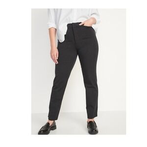 Old Navy Pants Womens Size 16 High Rise Pixie Straight Gray NEW
